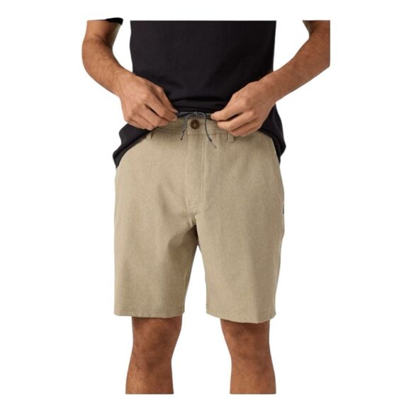 O'Neill Reserve Heather 19" Hybrid Shorts Heather Khaki 34 - Picture 1 of 15